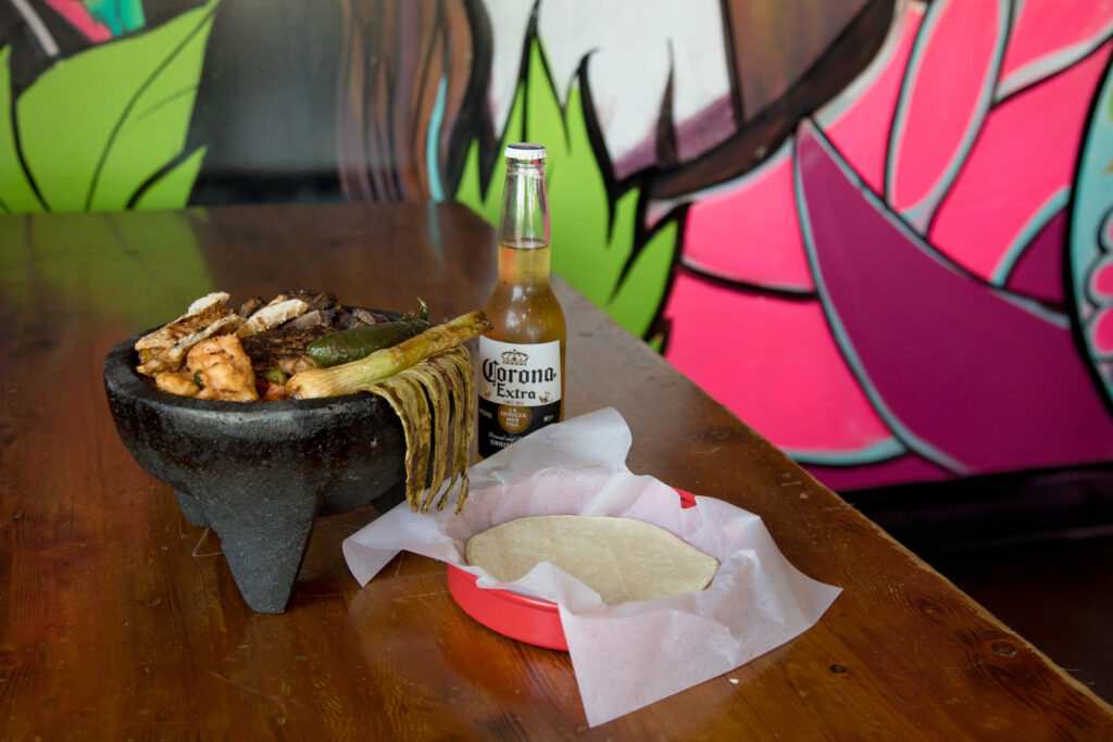 Mexican food and a cold beer at Señor Taps